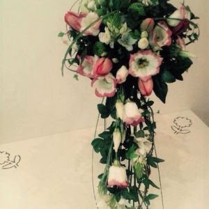 Bouquet de mariée cascade