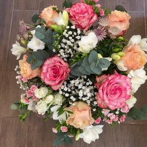 Bouquet Peach - Tarif au choix