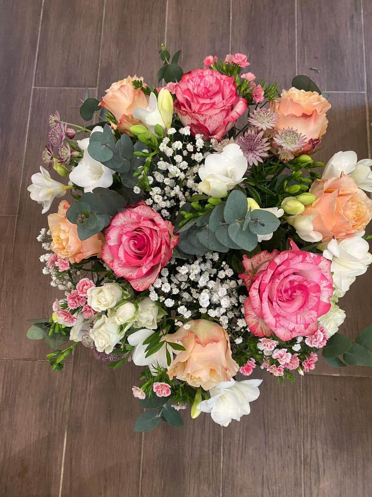 Bouquet Peach - Tarif au choix